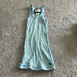 Abercrombie Light Blue Girls Stretch Tank Top